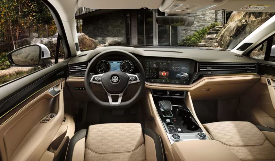 Volkswagen touareg diseño interior